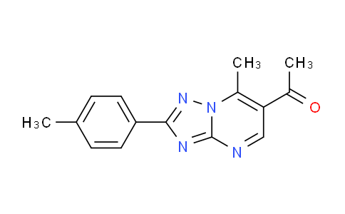 CAS No. 886152-33-6, 1-(7-Methyl-2-(p-tolyl)-[1,2,4]triazolo[1,5-a]pyrimidin-6-yl)ethanone