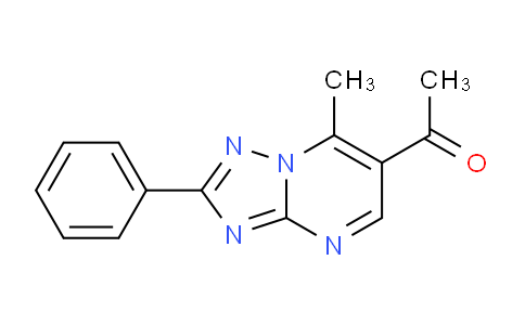 CAS No. 878994-16-2, 1-(7-Methyl-2-phenyl-[1,2,4]triazolo[1,5-a]pyrimidin-6-yl)ethanone