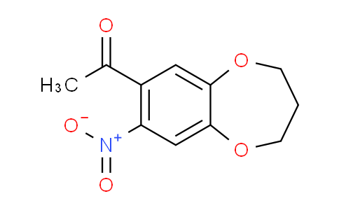 CAS No. 1351392-54-5, 1-(8-Nitro-3,4-dihydro-2H-benzo[b][1,4]dioxepin-7-yl)ethanone