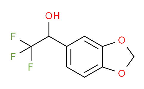 CAS No. 168130-82-3, 1-(Benzo[d][1,3]dioxol-5-yl)-2,2,2-trifluoroethanol