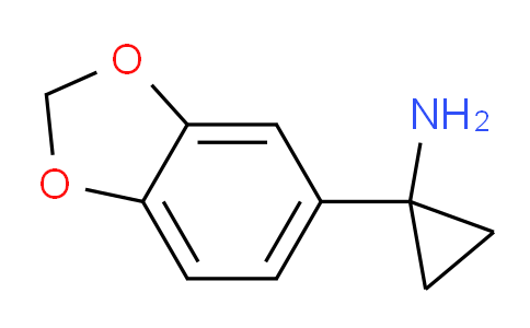 CAS No. 1038388-99-6, 1-(Benzo[d][1,3]dioxol-5-yl)cyclopropanamine