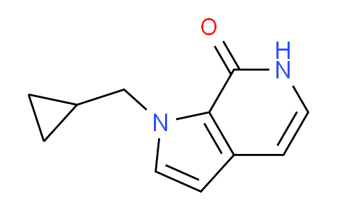 CAS No. 1340802-62-1, 1-(Cyclopropylmethyl)-1H-pyrrolo[2,3-c]pyridin-7(6H)-one