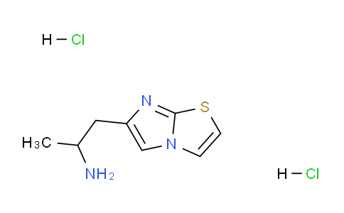 CAS No. 933698-28-3, 1-(Imidazo[2,1-b]thiazol-6-yl)propan-2-amine dihydrochloride