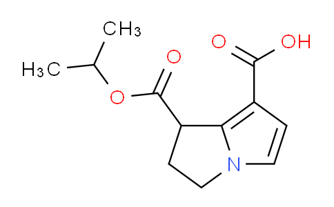CAS No. 66635-70-9, 1-(Isopropoxycarbonyl)-2,3-dihydro-1H-pyrrolizine-7-carboxylic acid