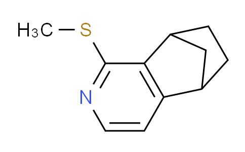 CAS No. 145041-54-9, 1-(Methylthio)-5,6,7,8-tetrahydro-5,8-methanoisoquinoline