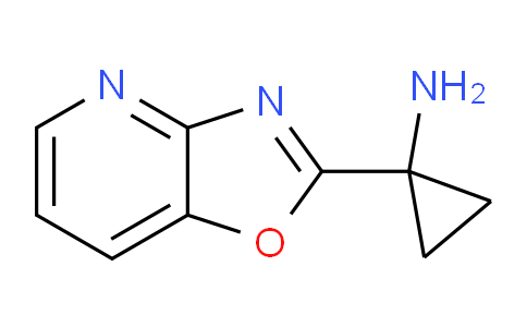 CAS No. 1159878-02-0, 1-(Oxazolo[4,5-b]pyridin-2-yl)cyclopropanamine