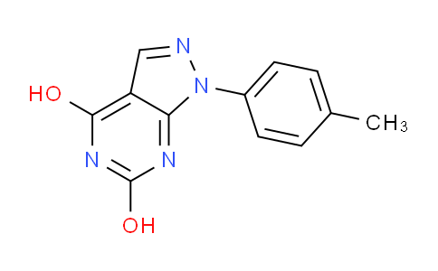 CAS No. 1209777-97-8, 1-(p-Tolyl)-1H-pyrazolo[3,4-d]pyrimidine-4,6-diol
