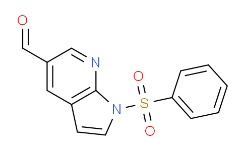 CAS No. 1227269-32-0, 1-(Phenylsulfonyl)-1H-pyrrolo[2,3-b]pyridine-5-carbaldehyde