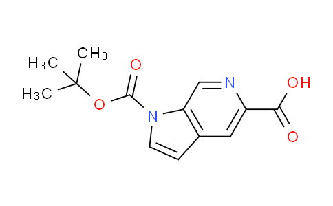 CAS No. 1952337-96-0, 1-(tert-Butoxycarbonyl)-1H-pyrrolo[2,3-c]pyridine-5-carboxylic acid