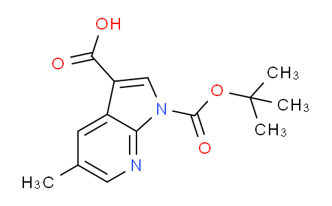 CAS No. 1198097-92-5, 1-(tert-Butoxycarbonyl)-5-methyl-1H-pyrrolo[2,3-b]pyridine-3-carboxylic acid