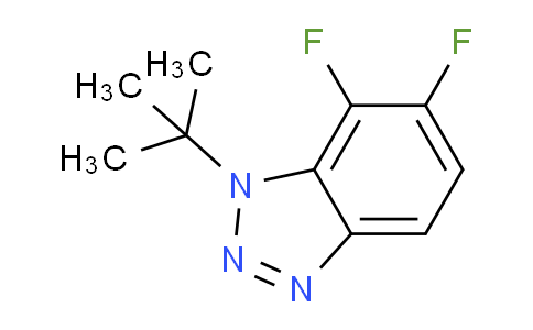 CAS No. 1375068-83-9, 1-(tert-Butyl)-6,7-difluoro-1H-benzo[d][1,2,3]triazole
