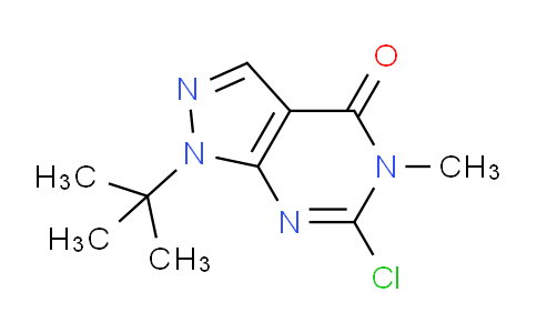 CAS No. 1707392-02-6, 1-(tert-Butyl)-6-chloro-5-methyl-1H-pyrazolo[3,4-d]pyrimidin-4(5H)-one