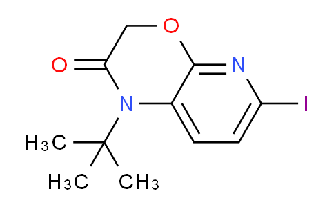 CAS No. 1203499-26-6, 1-(tert-Butyl)-6-iodo-1H-pyrido[2,3-b][1,4]oxazin-2(3H)-one
