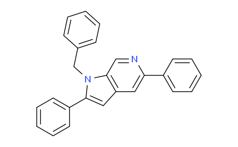 CAS No. 1380597-32-9, 1-Benzyl-2,5-diphenyl-1H-pyrrolo[2,3-c]pyridine