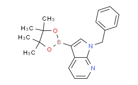 CAS No. 1350626-27-5, 1-Benzyl-3-(4,4,5,5-tetramethyl-1,3,2-dioxaborolan-2-yl)-1H-pyrrolo[2,3-b]pyridine
