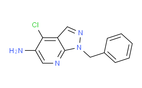 CAS No. 1363405-04-2, 1-Benzyl-4-chloro-1H-pyrazolo[3,4-b]pyridin-5-amine