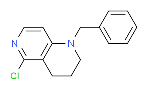 CAS No. 1201785-17-2, 1-Benzyl-5-chloro-1,2,3,4-tetrahydro-1,6-naphthyridine