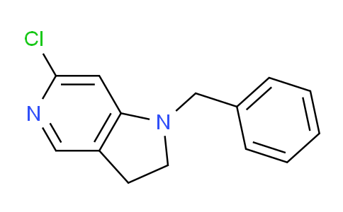CAS No. 23596-27-2, 1-Benzyl-6-chloro-2,3-dihydro-1H-pyrrolo[3,2-c]pyridine