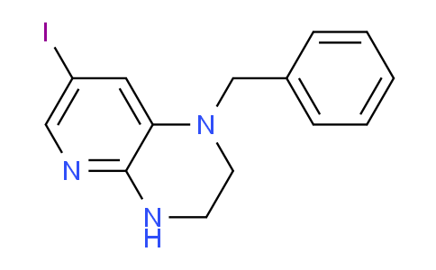 CAS No. 957194-05-7, 1-Benzyl-7-iodo-1,2,3,4-tetrahydropyrido[2,3-b]pyrazine
