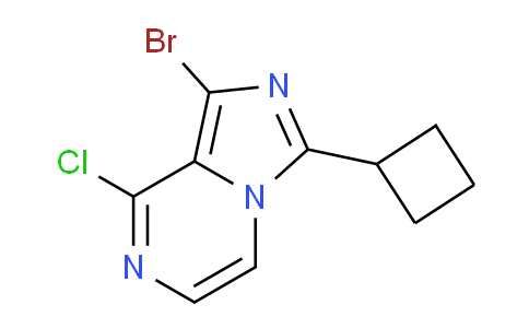CAS No. 867165-13-7, 1-Bromo-8-chloro-3-cyclobutylimidazo[1,5-a]pyrazine