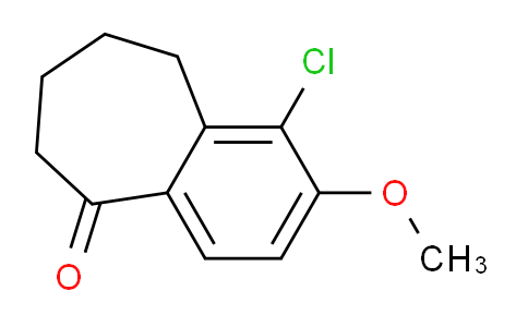 CAS No. 1378238-91-5, 1-Chloro-2-methoxy-6,7,8,9-tetrahydro-5H-benzo[7]annulen-5-one