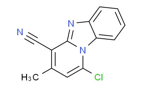 CAS No. 121105-78-0, 1-Chloro-3-methylbenzo[4,5]imidazo[1,2-a]pyridine-4-carbonitrile