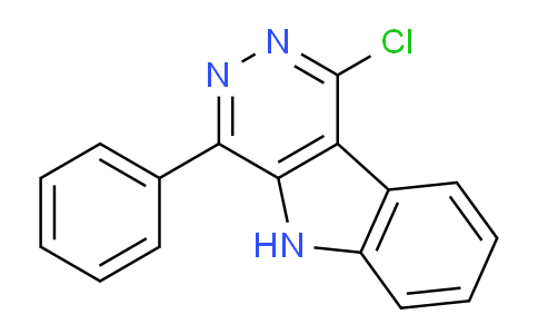 CAS No. 83749-78-4, 1-Chloro-4-phenyl-5H-pyridazino[4,5-b]indole