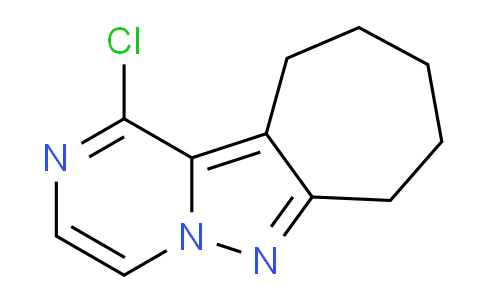 CAS No. 1707735-01-0, 1-Chloro-8,9,10,11-tetrahydro-7H-cyclohepta[3,4]pyrazolo[1,5-a]pyrazine