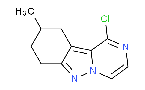 CAS No. 1707399-44-7, 1-Chloro-9-methyl-7,8,9,10-tetrahydropyrazino[1,2-b]indazole