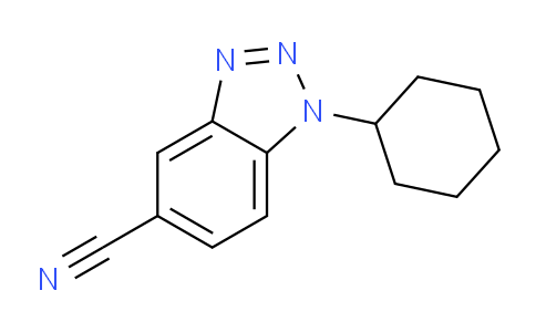 CAS No. 1393442-44-8, 1-Cyclohexyl-1,2,3-benzotriazole-5-carbonitrile