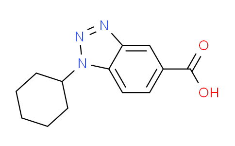 CAS No. 691363-11-8, 1-Cyclohexyl-1,2,3-benzotriazole-5-carboxylic acid