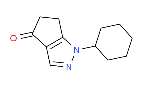 CAS No. 1447953-40-3, 1-Cyclohexyl-5,6-dihydrocyclopenta[c]pyrazol-4(1H)-one