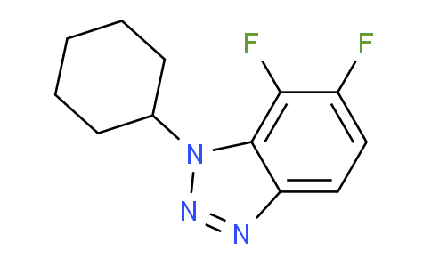 CAS No. 1365271-73-3, 1-Cyclohexyl-6,7-difluoro-1,2,3-benzotriazole