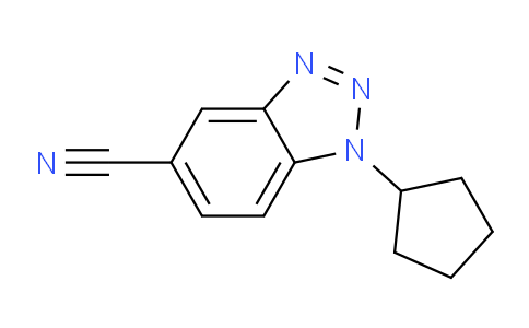 CAS No. 1393442-39-1, 1-Cyclopentyl-1,2,3-benzotriazole-5-carbonitrile