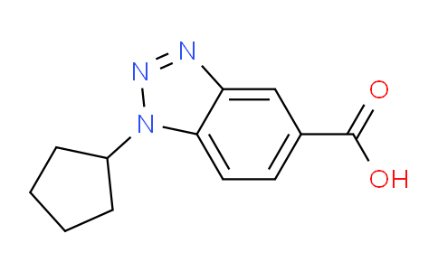 CAS No. 691363-08-3, 1-Cyclopentyl-1,2,3-benzotriazole-5-carboxylic acid