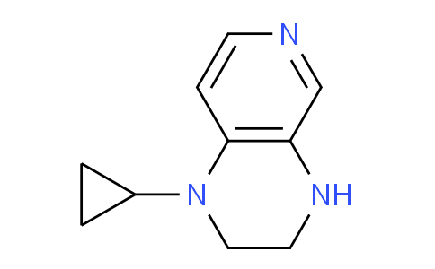 CAS No. 1437432-97-7, 1-Cyclopropyl-1,2,3,4-tetrahydropyrido[3,4-b]pyrazine