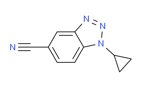 CAS No. 1119394-88-5, 1-Cyclopropyl-1,2,3-benzotriazole-5-carbonitrile