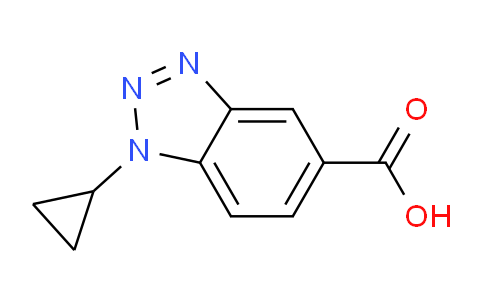 CAS No. 691363-13-0, 1-Cyclopropyl-1,2,3-benzotriazole-5-carboxylic acid