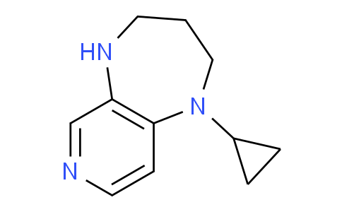 CAS No. 1437385-41-5, 1-Cyclopropyl-2,3,4,5-tetrahydro-1H-pyrido[3,4-b][1,4]diazepine