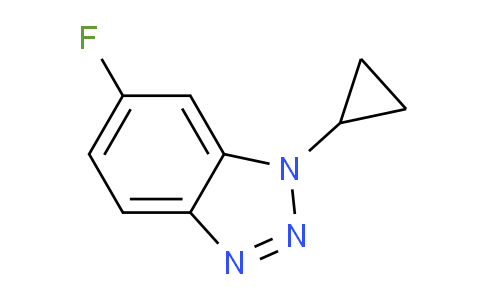 CAS No. 1365271-45-9, 1-Cyclopropyl-6-fluoro-1,2,3-benzotriazole