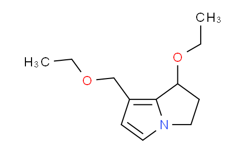 CAS No. 130816-05-6, 1-Ethoxy-7-(ethoxymethyl)-2,3-dihydro-1H-pyrrolizine
