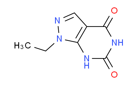 CAS No. 1174631-06-1, 1-Ethyl-1H-pyrazolo[3,4-d]pyrimidine-4,6(5H,7H)-dione