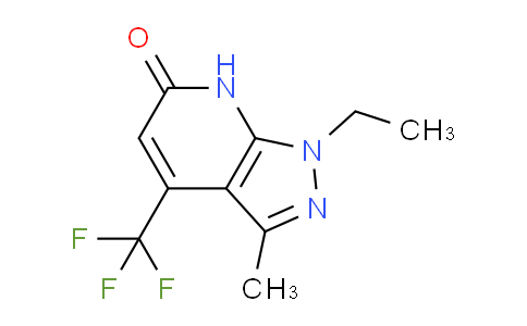 CAS No. 832727-80-7, 1-Ethyl-3-methyl-4-(trifluoromethyl)-1H-pyrazolo[3,4-b]pyridin-6(7H)-one