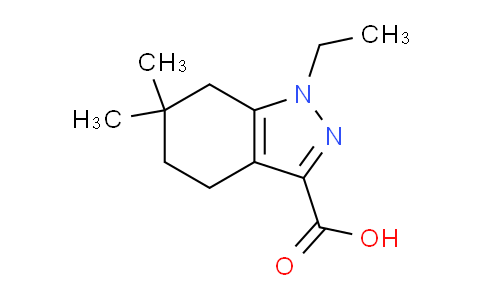 CAS No. 1233243-55-4, 1-Ethyl-6,6-dimethyl-4,5,6,7-tetrahydro-1H-indazole-3-carboxylic acid