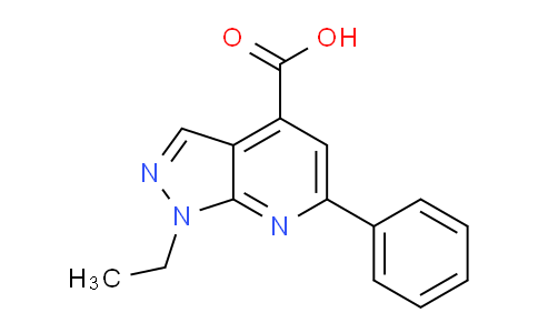 CAS No. 924118-62-7, 1-Ethyl-6-phenyl-1H-pyrazolo[3,4-b]pyridine-4-carboxylic acid
