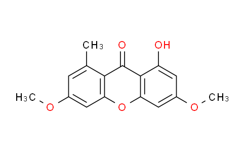 CAS No. 15222-53-4, 1-Hydroxy-3,6-dimethoxy-8-methyl-9H-xanthen-9-one