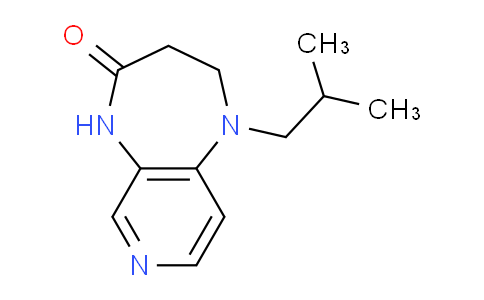CAS No. 1708250-79-6, 1-Isobutyl-2,3-dihydro-1H-pyrido[3,4-b][1,4]diazepin-4(5H)-one