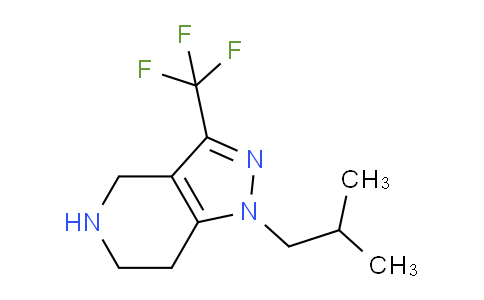 CAS No. 1706458-35-6, 1-Isobutyl-3-(trifluoromethyl)-4,5,6,7-tetrahydro-1H-pyrazolo[4,3-c]pyridine