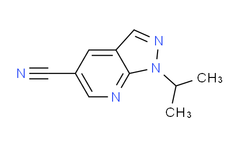 CAS No. 1623068-00-7, 1-Isopropyl-1H-pyrazolo[3,4-b]pyridine-5-carbonitrile