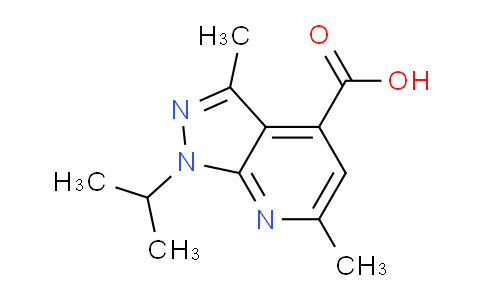CAS No. 914206-71-6, 1-Isopropyl-3,6-dimethyl-1H-pyrazolo[3,4-b]pyridine-4-carboxylic acid